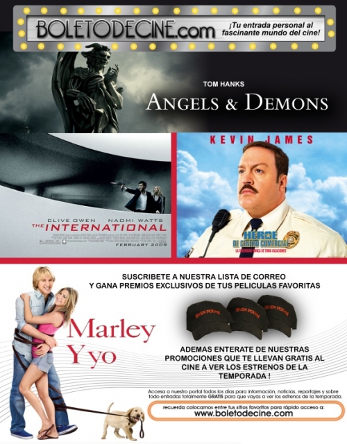 boleto de cine marzo